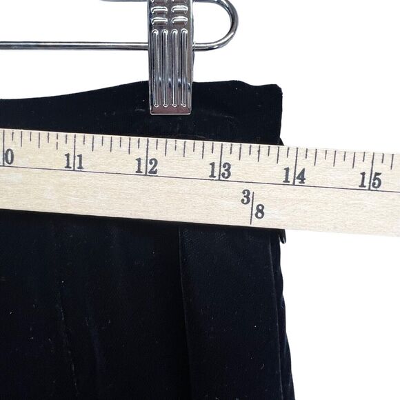 Susan Bristol Vintage Skirt Womens 10 Black Velvet Evening Dark Fairy Whimsigoth - Picture 6 of 11
